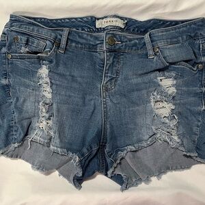 Torrid denim shorts size 14
